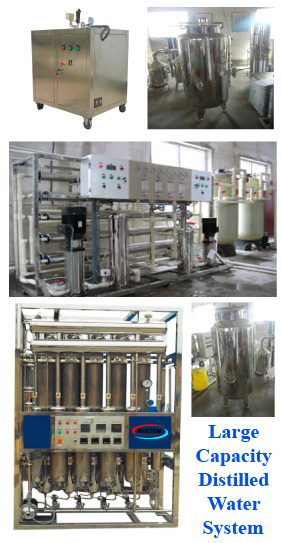 large capacity distillation system